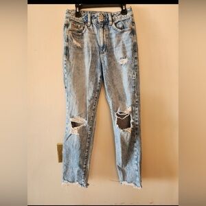 Garage Denim Distressed mom jeans size 0